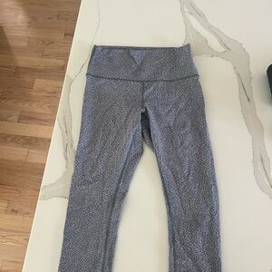Lululemon align high rise Gray Patterned Leggings